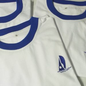 Polera Polo de Gimnasia, Blanca, varón Liceo Benjamín Vicuña Mackenna