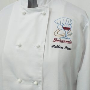 Chaqueta de Chef Liceo Benjamín Vicuña Mackenna Blanca o Negra