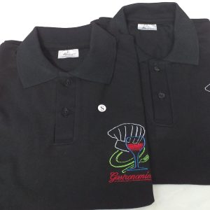 Polera Piqué Negra (Varón) Liceo Benjamín Vicuña Mackenna